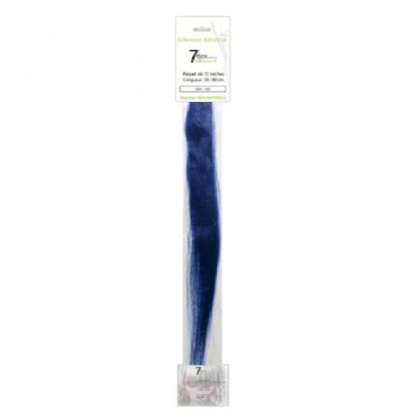 EXTENSION A LA KERATINE 100% NATURELS 60 CM BLUE (BLEUE)