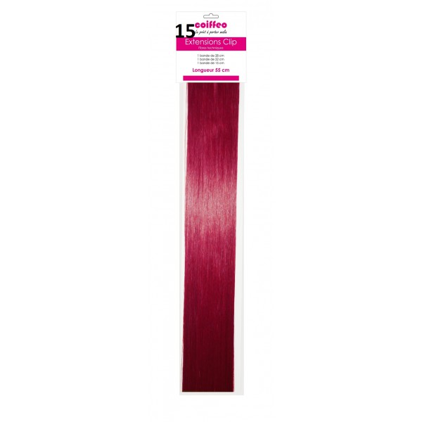 EXTENSIONS A CLIPS CHEVEUX SYNTHETIQUE MAXI LONGUEURS PURPLE (POURPRE)