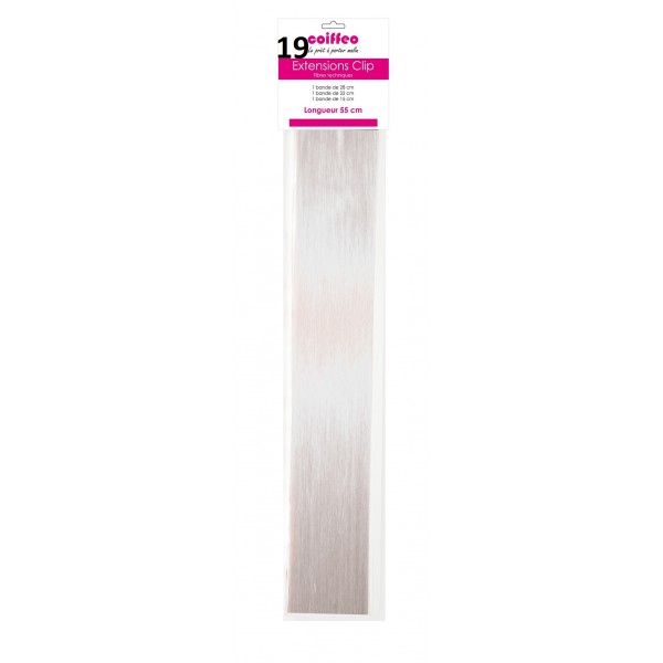 EXTENSIONS A CLIPS CHEVEUX SYNTHETIQUE MAXI LONGUEURS WHITE (BLANC)